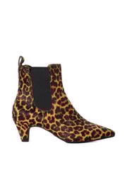 Dune London Animal Obvious Comfort Kitten Chelsea Boots - Image 3 of 8