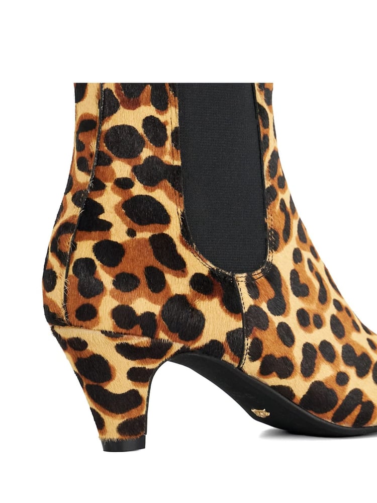 Dune London Animal Obvious Comfort Kitten Chelsea Boots - Image 8 of 8