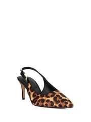 Dune London Animal Closed Reptile Buckle Slingback Sandals - Image 4 of 7