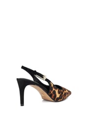Dune London Animal Closed Reptile Buckle Slingback Sandals - Image 5 of 7