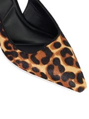 Dune London Animal Closed Reptile Buckle Slingback Sandals - Image 7 of 7