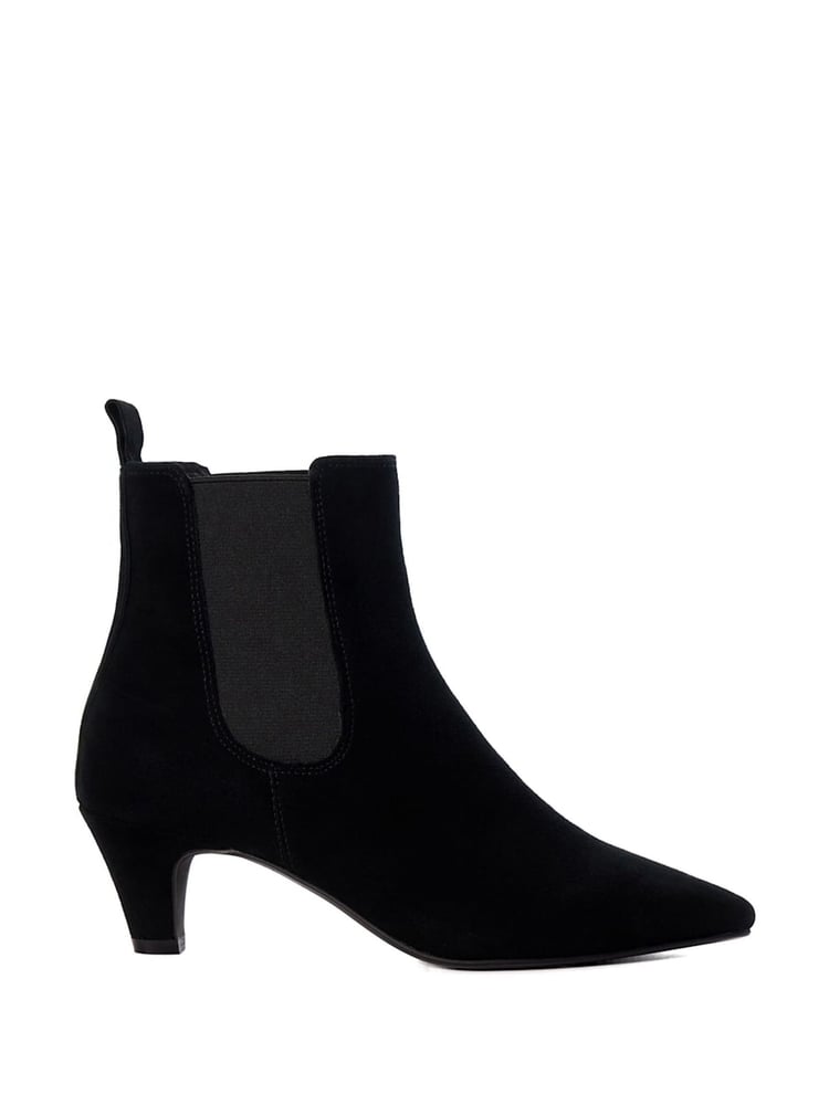 Dune London Black Obvious Comfort Kitten Chelsea Boots - Image 2 of 6