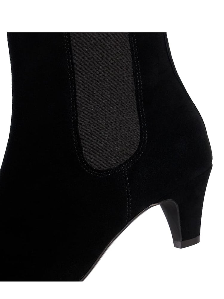 Dune London Black Obvious Comfort Kitten Chelsea Boots - Image 6 of 6