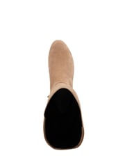 Dune London Brown Standard Fit Tayla Smart Stretch High Leg Boots - Image 6 of 6