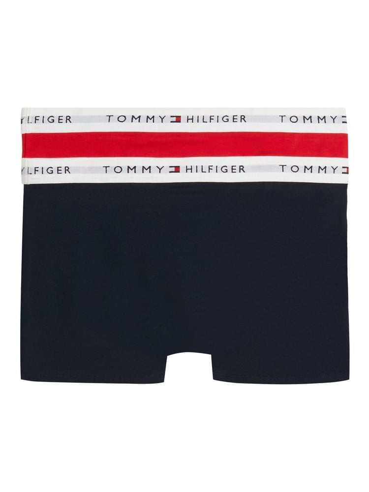 Tommy Hilfiger Blue Signature Essential Boxer Briefs 2 Pack - Image 1 of 2