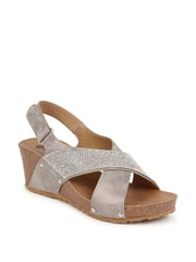 Pavers Natural Ladies Smart Sandals - Image 2 of 5