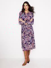 Boden Blue Thea Long Sleeve Jersey Dress - Image 1 of 5