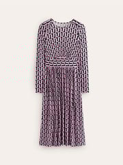 Boden Pink Thea Long Sleeve Jersey Dress - Image 5 of 5