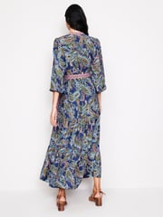 Boden Blue Alba Viscose Maxi Dress - Image 3 of 5