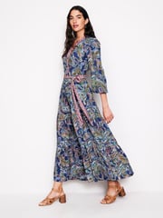 Boden Blue Alba Viscose Maxi Dress - Image 4 of 5