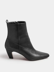 Long Tall Sally Black Mid Heel Ankle Boots - Image 1 of 5
