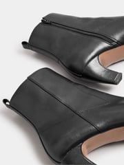 Long Tall Sally Black Mid Heel Ankle Boots - Image 4 of 5