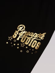 Pineapple Black Girls Cuff Joggers - Image 8 of 8
