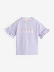 Baker by Ted Baker Frill Detail 100% Cotton T-Shirts 3 Pack - Image 2 of 7