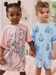 Blue Frozen Nighties 2 Pack (2-12yrs) - Image 1 of 9