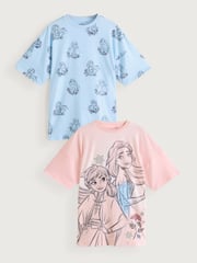 Blue Frozen Nighties 2 Pack (2-12yrs) - Image 4 of 9