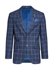 Raging Bull Blue Checked Wool Blazer - Image 7 of 7