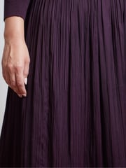 Live Unlimited Purple Pleated Midi Skirt - Image 3 of 3