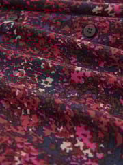 Celtic & Co. Red Printed Cowl Neck Top - Image 5 of 5