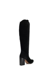 Dune London Black Tavern Knee High Western Boots - Image 5 of 7