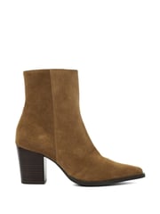 Dune London Brown Paxten Smart Western Ankle Boots - Image 2 of 6