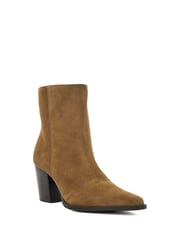 Dune London Brown Paxten Smart Western Ankle Boots - Image 3 of 6
