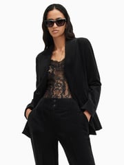 AllSaints Black Sevenh Cord Blazer - Image 1 of 10