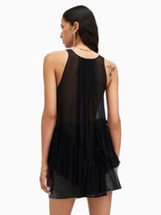 AllSaints Black Rach Vest Top - Image 4 of 6