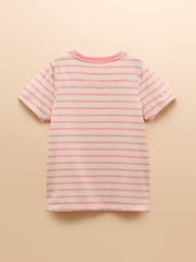 Joules Let's Go Multi Blush Short Sleeve T-Shirt Three Pack - Image 6 of 10