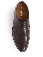 Jones Bootmaker Black Mayfair Goodyear Welted Men's Leather Oxford Brogues - Image 4 of 5