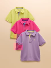 Joules Woody Multi Bright Polo Shirt Multipack - Image 1 of 10