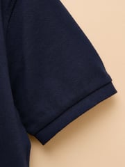 Joules Woody Navy Cotton Pique Polo Shirt - Image 5 of 7