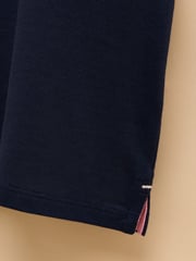 Joules Woody Navy Cotton Pique Polo Shirt - Image 6 of 7
