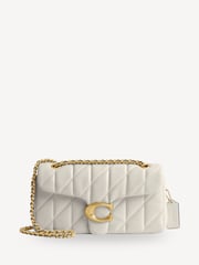 COACH Cream Quilted Tabby 26 Shoulder Bag With Chain - Image 1 of 7