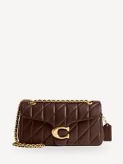 COACH Brown Quilted Tabby 26 Shoulder Bag With Chain - Image 1 of 6