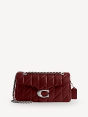 COACH Red Quilted Tabby 26 Shoulder Bag With Chain - Image 1 of 4