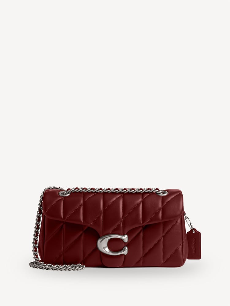 COACH Red Quilted Tabby 26 Shoulder Bag With Chain - Image 1 of 4