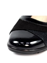 Lunar Marian Black Wedge Shoes - Image 8 of 8