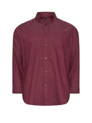BadRhino Big & Tall Red Long Sleeve Oxford Shirt - Image 2 of 3