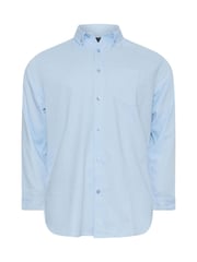BadRhino Big & Tall Blue Long Sleeve Oxford Shirt - Image 2 of 3