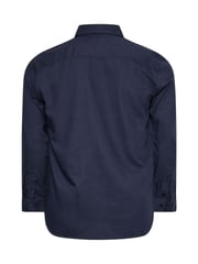 BadRhino Big & Tall Blue Navy Long Sleeve Oxford Shirt - Image 3 of 3