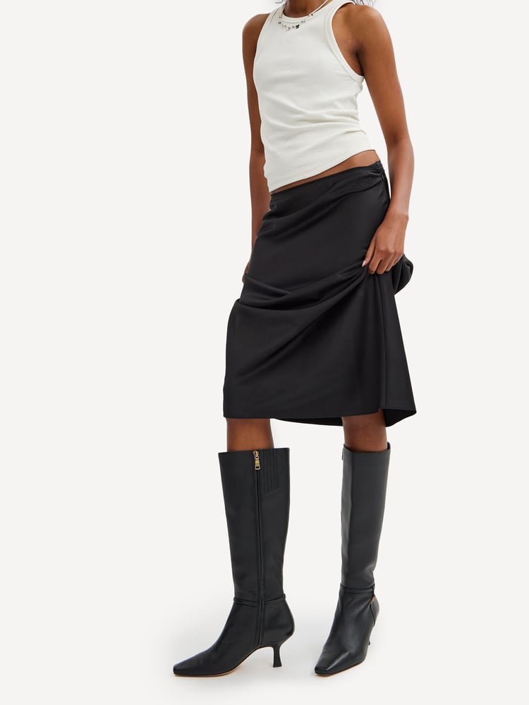 COACH Black Raquel Leather Boots - Image 10 of 10