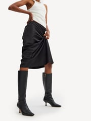 COACH Black Raquel Leather Boots - Image 7 of 10