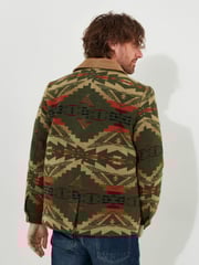 Joe Browns Green Colourful Aztec Style Co-ord Collared Jacket - Image 5 of 10