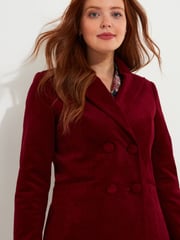Joe Browns Red Double Breasted Cord Jacket - Image 6 of 7