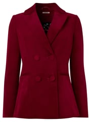 Joe Browns Red Double Breasted Cord Jacket - Image 7 of 7
