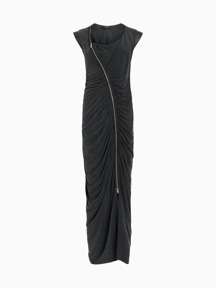 AllSaints Black Umbra Dress - Image 7 of 7