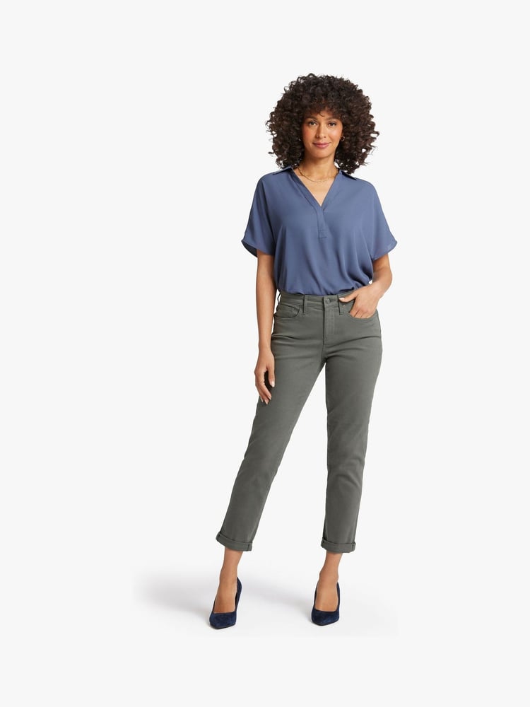 NYDJ Margot Girlfriend Jeans With Roll Cuffs - Image 1 of 7