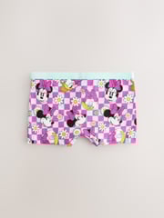 Pink/Purple Minnie Mouse Shorts 5 Pack (2-12yrs) - Image 3 of 9