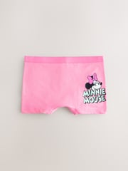 Pink/Purple Minnie Mouse Shorts 5 Pack (2-12yrs) - Image 4 of 9